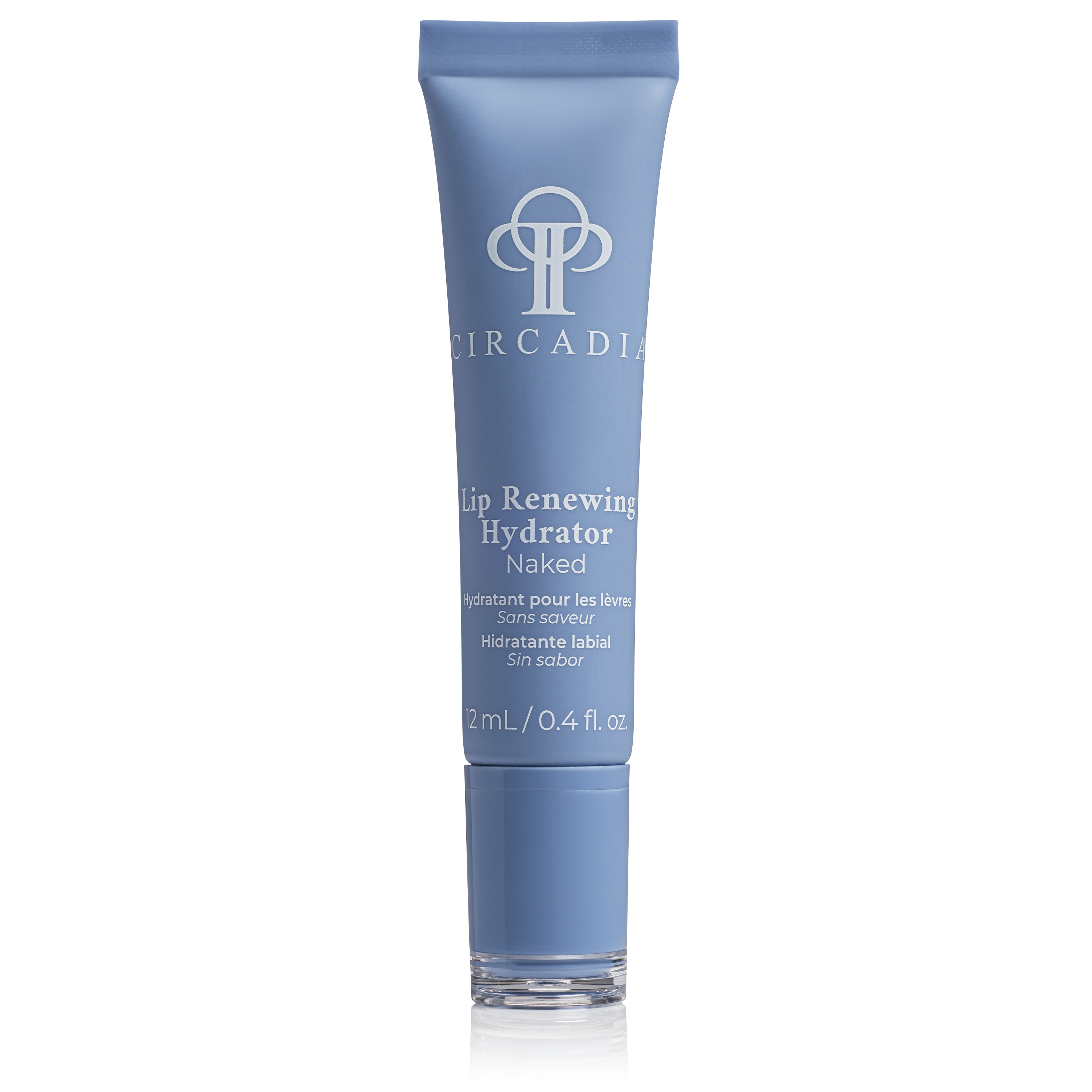 Circadia lip balm tube on a white background