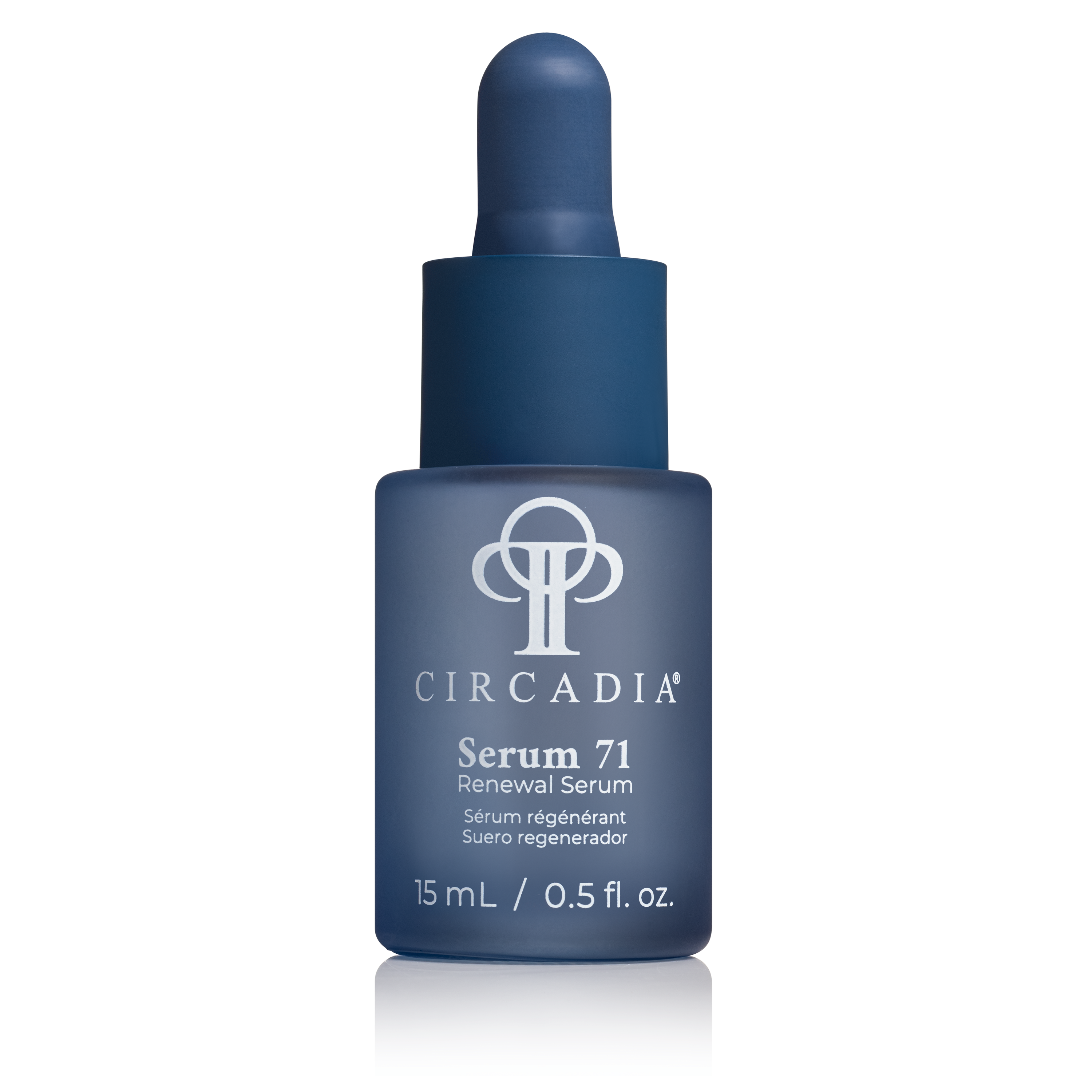 Circadia Serum 71 renewal serum bottle on a white background